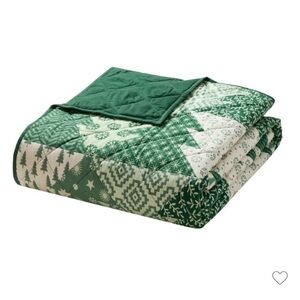 Hallmark Queen 3-Piece Tree Printed Patterned Quilted Bedding Set